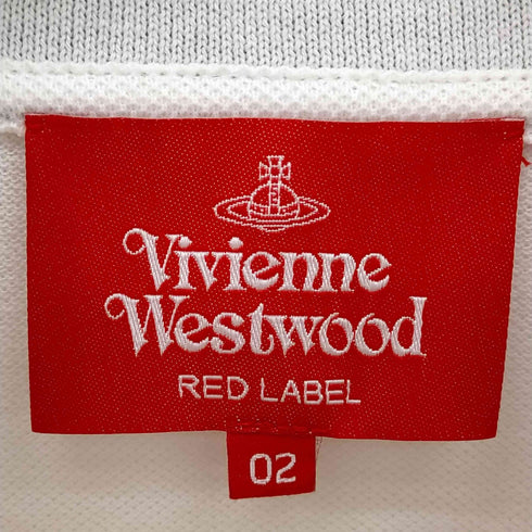 ヴィヴィアンウエストウッドレッドレーベル Vivienne Westwood RED LABEL オーブ刺繍 ポロシャツ レディース 02