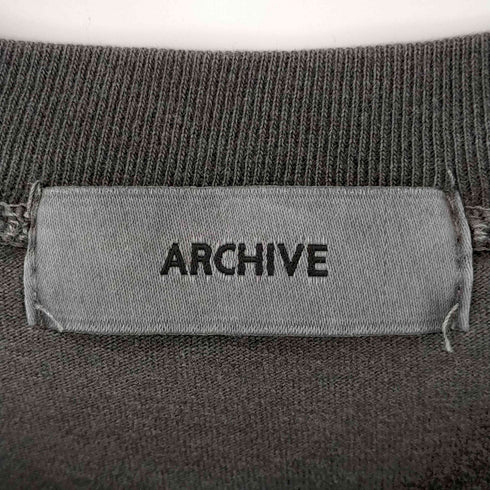 フメイ archive ヴィンテージ加工 オーバーサイズバンドTシャツ メンズ