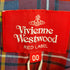 ヴィヴィアンウエストウッドレッドレーベル Vivienne Westwood RED LABEL オーブ刺繍 タータンチェック フリルブラウス レディース 00