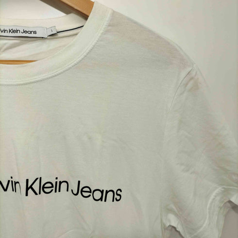 カルバンクラインジーンズ Calvin Klein Jeans 2021SS ロゴプリント クルーネックTシャツ メンズ import:L