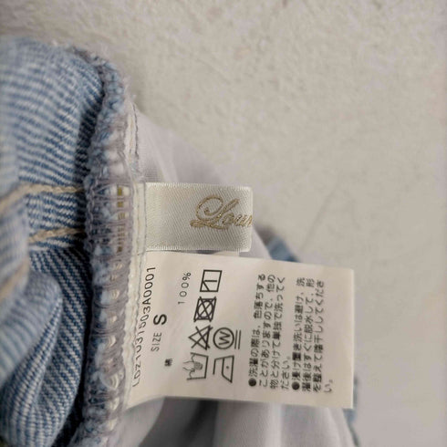 ラウンジドレス Loungedress ハイウエストフレアデニムパンツ レディース JPN:S