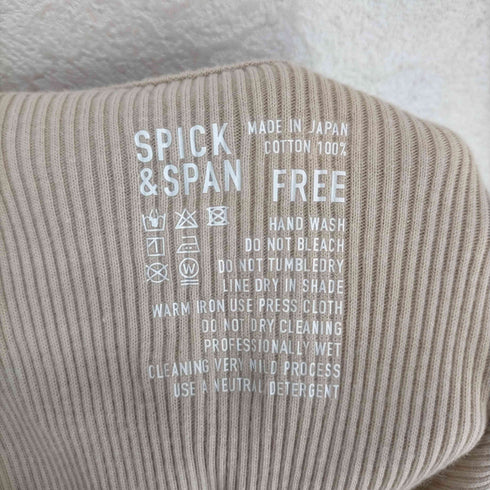スピックアンドスパン Spick and Span 23ss 甘撚ソフトテレコタンクトップ レディース FREE