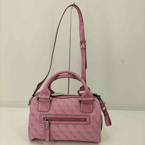 ゲス GUESS モノグラム ボストン 2way ショルダーバッグ レディース