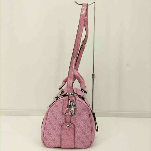 ゲス GUESS モノグラム ボストン 2way ショルダーバッグ レディース