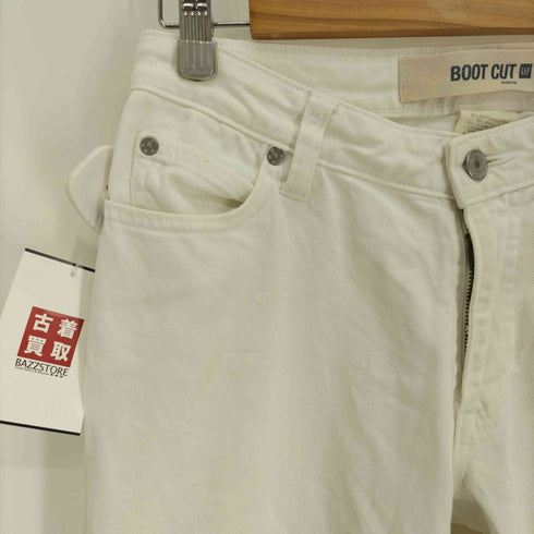 ギャップ Gap 00S BOOT CUT ストレッチ ブーツカット ホワイト デニム パンツ レディース