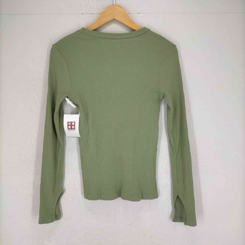 ブラックバイマウジー BLACK by moussy 22SS organic cotton longsleeve tops レディース FREE
