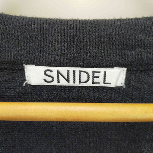 スナイデル snidel 袖模様 Vネックカーディガン レディース