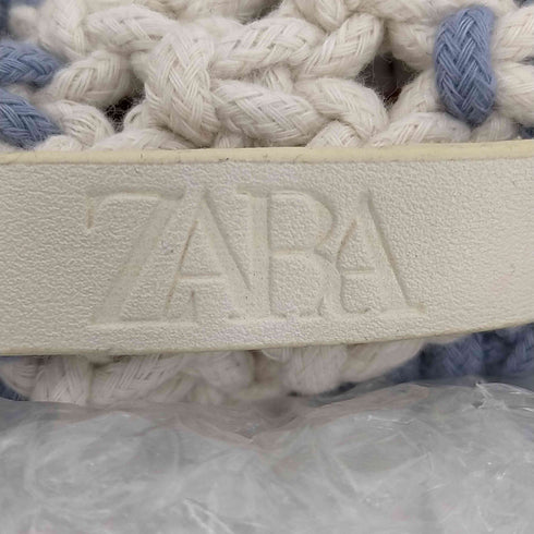 ザラ ZARA バンブーハンドル マクラメトートバッグ レディース