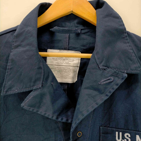ユーエスネイビー U.S.NAVY IDEALジッパー 刺繍ワッペン オールインワン ツナギ メンズ 46XXL
