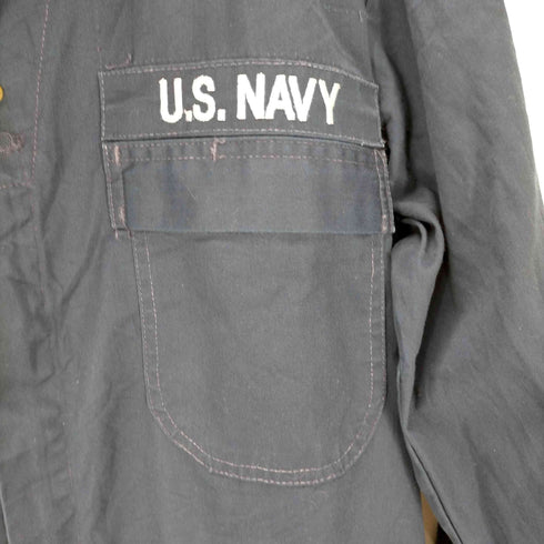 ユーエスネイビー U.S.NAVY IDEALジッパー 刺繍ワッペン オールインワン ツナギ メンズ 46XXL