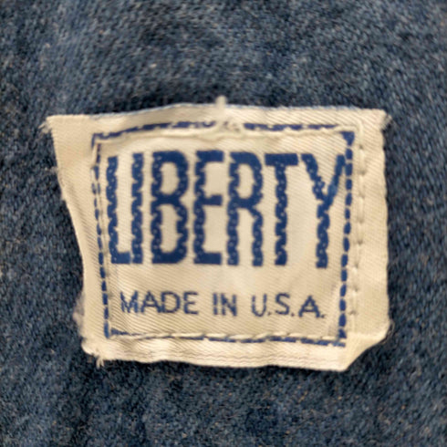 リバティ オーバーオールズ LIBERTY OVERALLS USA製 デニム オーバーオール メンズ 36×32
