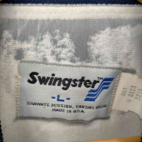 スウィングスター SWINGSTER 80S ナイロン刺繍 ブルゾン メンズ JPN:L