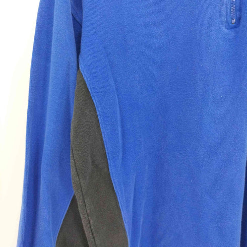 トミーヒルフィガー TOMMY HILFIGER フラッグタグ ロゴワンポイント ハーフジップ ポロシャツ メンズ import:XL