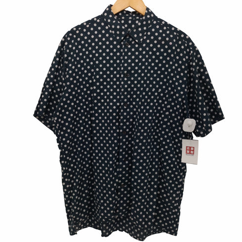 ヨウジヤマモトプールオム Yohji Yamamoto POUR HOMME 2017SS DOT SHIRT ドットシャツ 半袖シャツ メンズ JPN:3