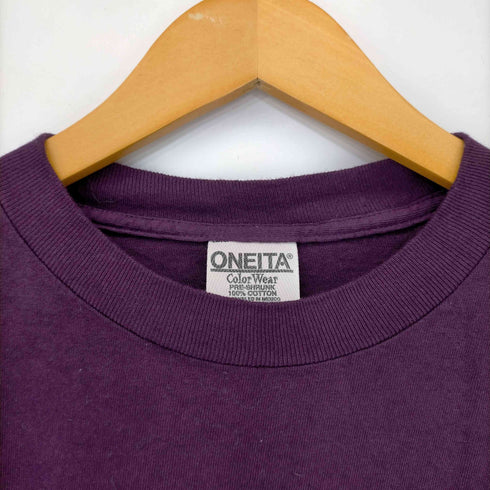 オニータ ONEITA 90S メキシコ製 無地 S/S Tシャツ シングルステッチ メンズ JPN:M