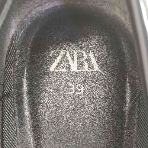 ザラ ZARA メタル ペニーストラップフラットローファー レディース EUR3939