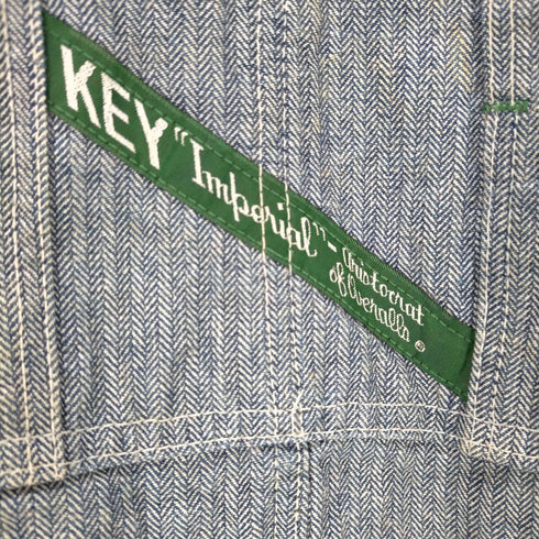 キー Key IMPERIAL HBT オーバーオール メンズ W48L30