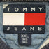 トミーヒルフィガー TOMMY HILFIGER HILFIGER DENIM フラッグタグ ロゴ刺繍 裾スリット 袖ライン クルーネック トレーナー メンズ import:XXL