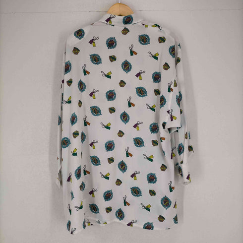 LAPINE BLANCHE 総柄ロングシャツ レディース 9