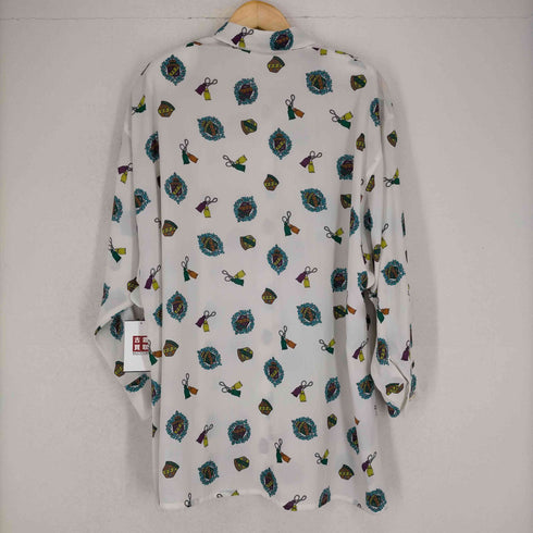 LAPINE BLANCHE 総柄ロングシャツ レディース 9