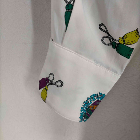 LAPINE BLANCHE 総柄ロングシャツ レディース 9