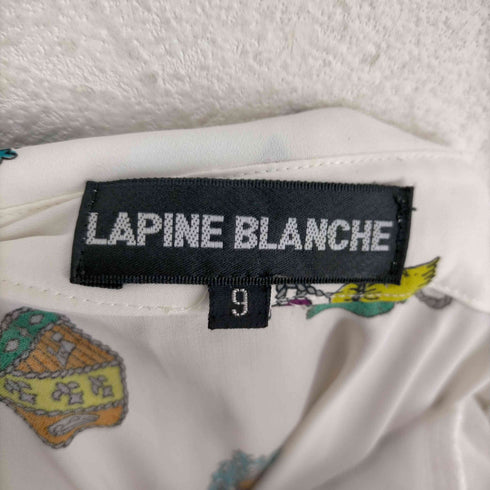 LAPINE BLANCHE 総柄ロングシャツ レディース 9