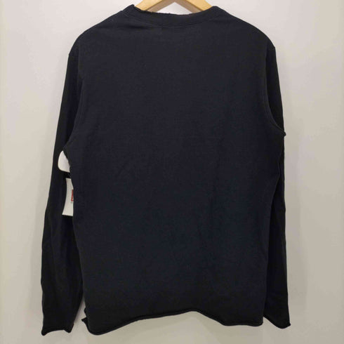 ヨウジヤマモトプールオム Yohji Yamamoto POUR HOMME 2015AW ロングスリーブTシャツ ロンT 墨黒 メンズ JPN:3