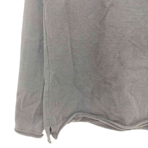 ヨウジヤマモトプールオム Yohji Yamamoto POUR HOMME 2015AW ロングスリーブTシャツ ロンT 墨黒 メンズ JPN:3