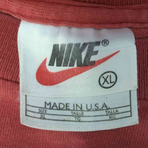ナイキ NIKE MADE IN USA 白タグ スウッシュロゴ プリント カットソー メンズ import:XL