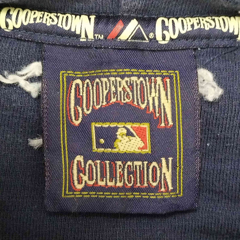 クーパーズタウン COOPERSTOWN MLBチームワッペン TC編み込み 前V セパポケ プルオーバー パーカー メンズ