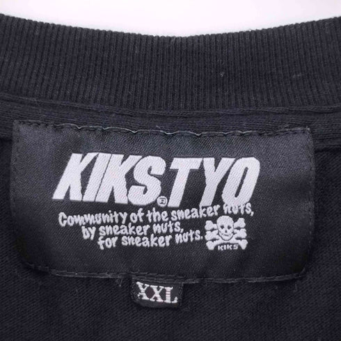 キックスティーワイオー KIKS TYO 筆記体 プリント クルーネック カットソー メンズ JPN:XXL
