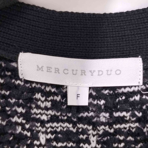 マーキュリーデュオ MERCURYDUO 2023AW ツィードニットカーディガン レディース FREE