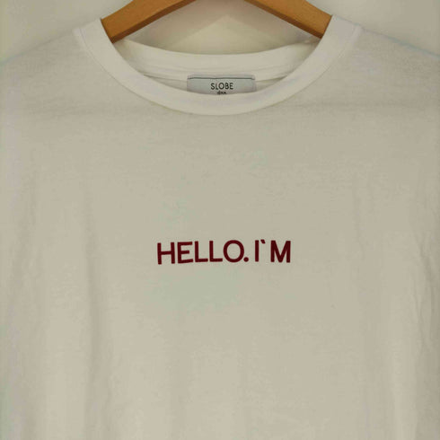 スローブイエナ SLOBE IENA HELLO.IMロンTEE ロングスリーブTシャツ レディース