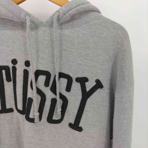 ステューシー Stussy USA製 立体ワッペン プルオーバー パーカー メンズ JPN:XL
