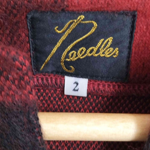 ニードルズ Needles ブロックチェック アクリルスキッパーニットワンピース レディース JPN:2
