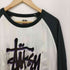 ステューシー Stussy 両面プリント ラグランスリーブ 七分丈 カットソー メンズ JPN:XL