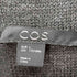 コス COS モックネック 半袖ニットワンピース レディース import:L