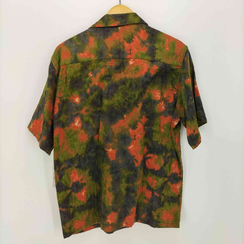ジョンブル Johnbull 総柄 ジャガード オープンカラー シャツ メンズ JPN:M