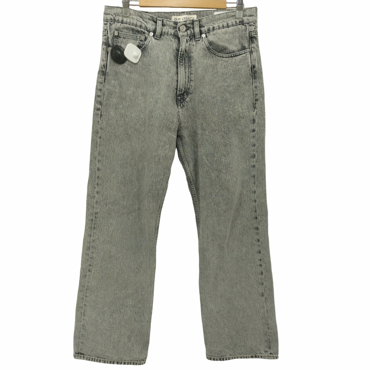 アワーレガシィー OUR LEGACY 23SS THIRD CUT Superbleach Black Denim 