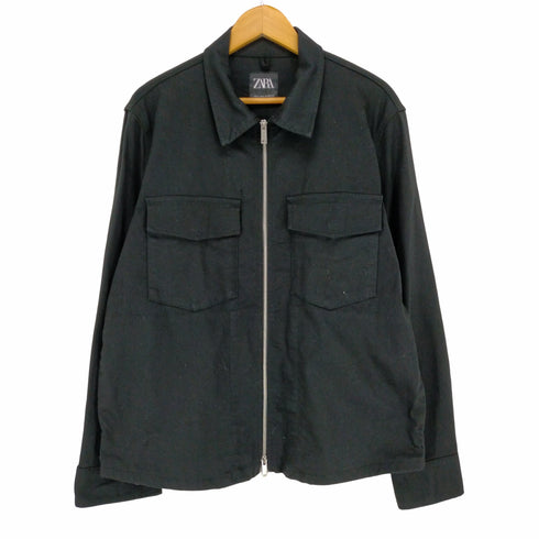 ザラ ZARA フロントジップワークブルゾン メンズ JPN:L