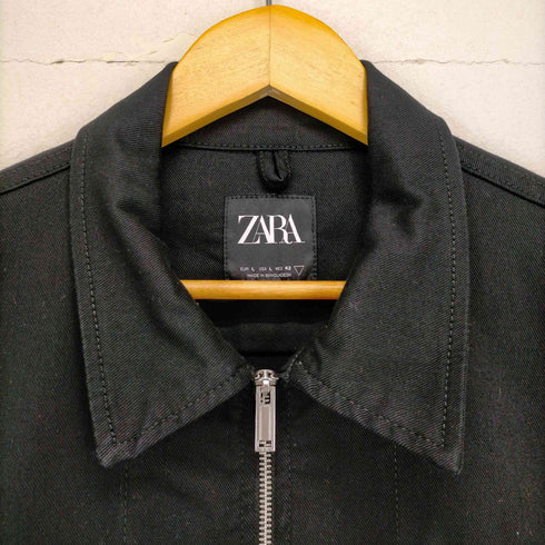 ザラ ZARA フロントジップワークブルゾン メンズ JPN:L