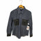 ザラ ZARA ポケットフェイクレザー デニムシャツ レディース import:XS