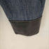 ザラ ZARA ポケットフェイクレザー デニムシャツ レディース import:XS