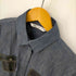 ザラ ZARA ポケットフェイクレザー デニムシャツ レディース import:XS