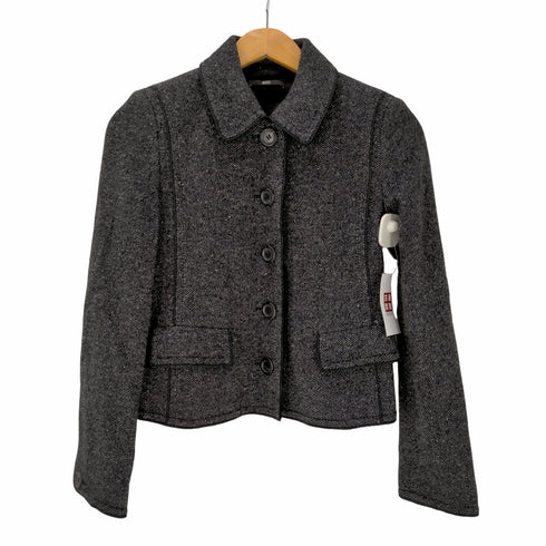 ボスヒューゴボス BOSS HUGO BOSS シルク混 ウールジャケット レディース DE:32
