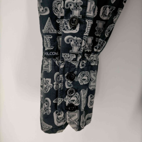 ヴォルコム VOLCOM SLIM FIT ローマ字柄 シャツ メンズ JPN:M