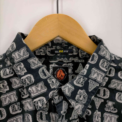 ヴォルコム VOLCOM SLIM FIT ローマ字柄 シャツ メンズ JPN:M