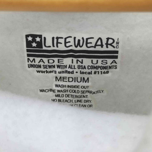 ライフウェア LIFEWEAR USA製 プルオーバーパーカー メンズ import:M