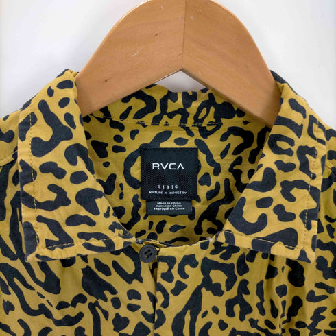 ルーカ RVCA レオパード オープンカラーシャツ メンズ JPN:L