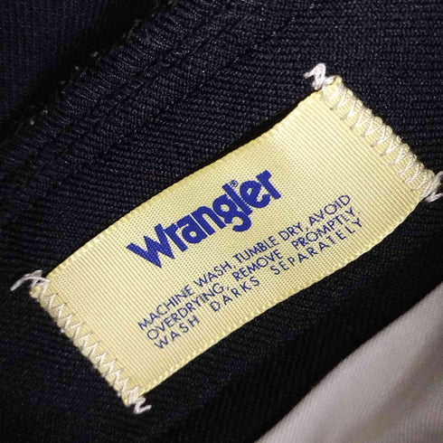 ラングラー Wrangler 側章ライン ワイドスタプレパンツ ランチャー メンズ S